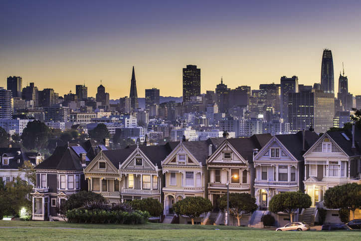 Townhouses in San Francisco near the City