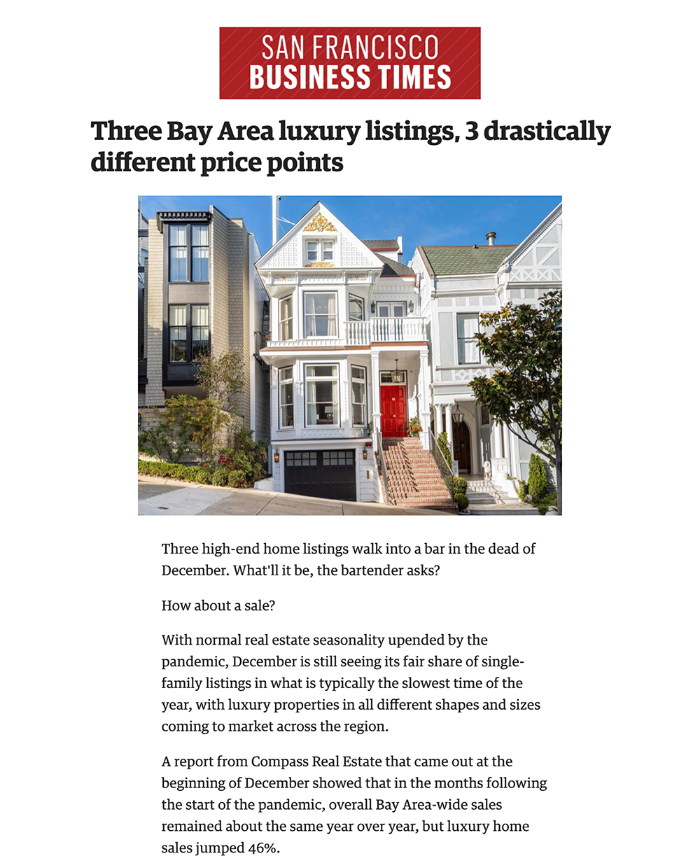 Real Estate San Francisco Business Times